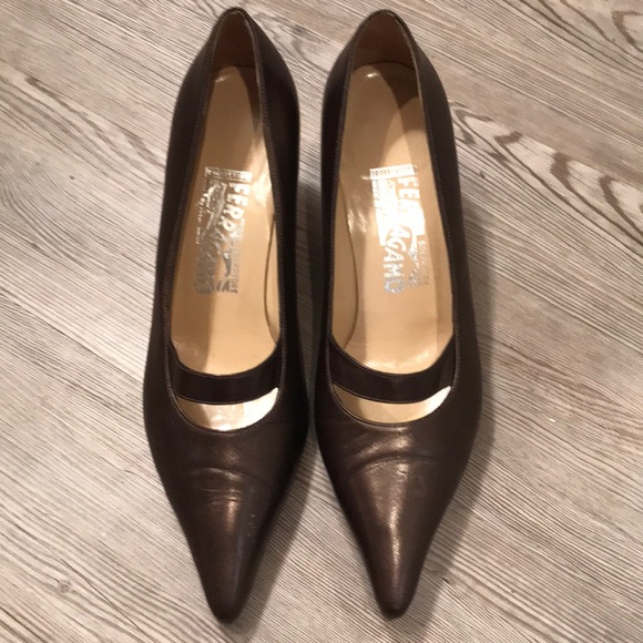 Ferraganmo heels size 91/2 - Picture 1 of 8